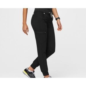 FIGS Zamora Jogger Scrub Pant Black Size Small